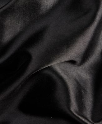 Juniors' Mikado Strapless Drop-Waist Corset Ball Gown