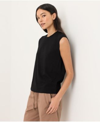 Women's Cotton Featherweight Slub Relaxed Muscle Tee