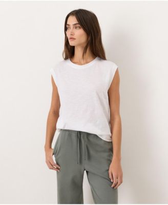 Women's Cotton Featherweight Slub Relaxed Muscle Tee