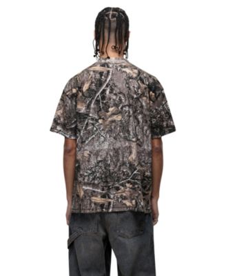 Men's Woodland Camo Print T-Shirt