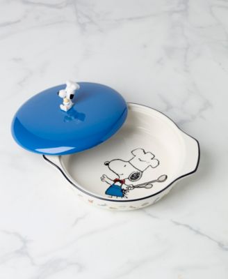 Chef Snoopy 40 oz. Covered Casserole Dish with Lid
