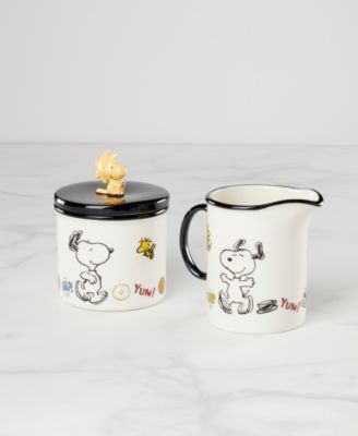 Chef Snoopy 2-Pc. Sugar & Creamer Set