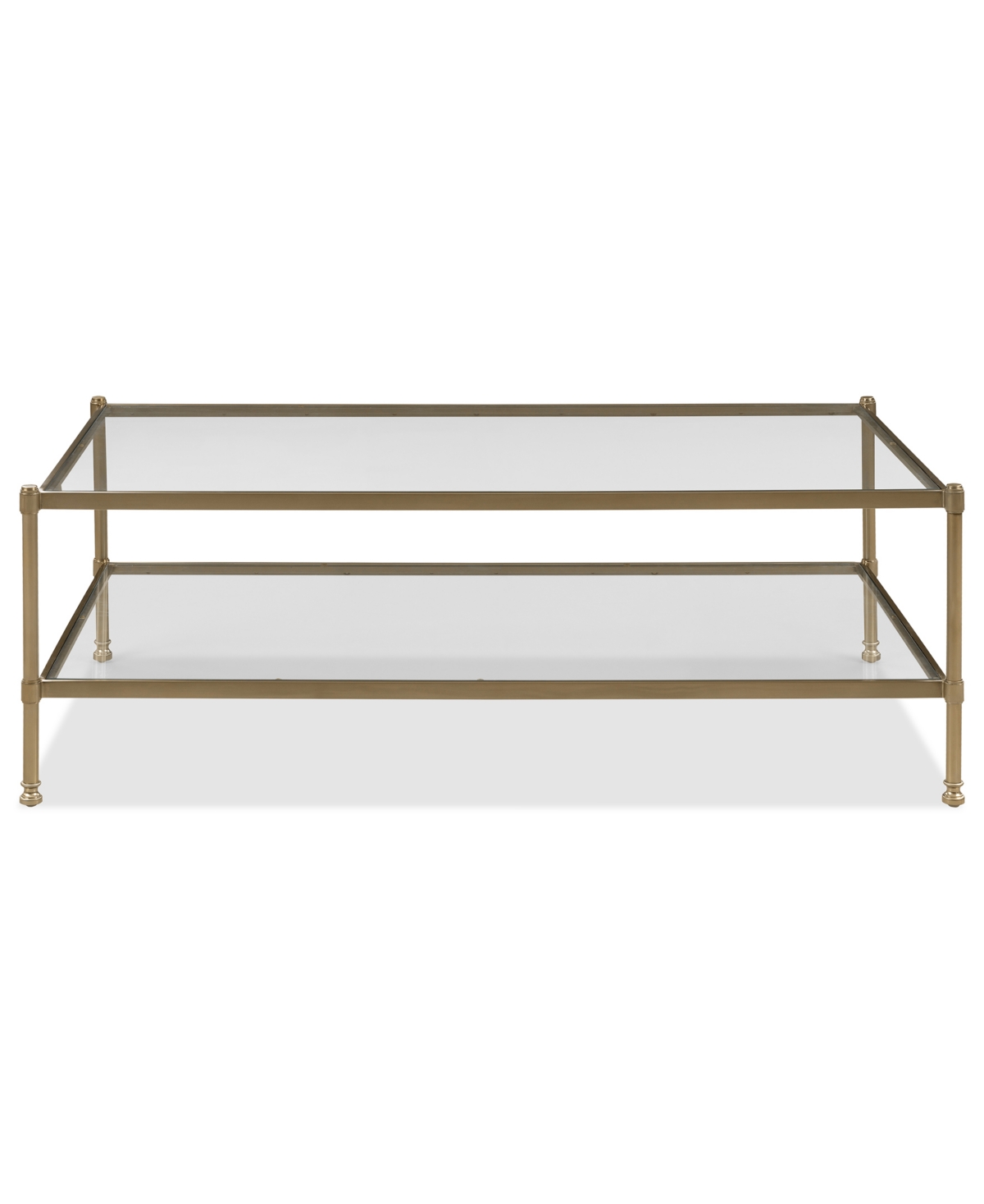 Isla 2-Pc. Glass Rectangle Coffee Table and End Table Set