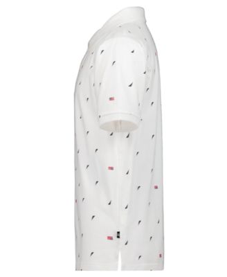 Boys' 8-20 Americana Print Polo Shirt