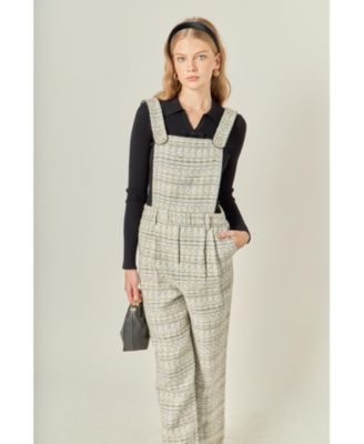 Women's Tweed Overalls