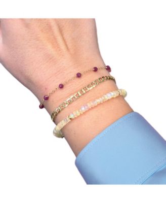 Ethiopian Opal Bead Bracelet