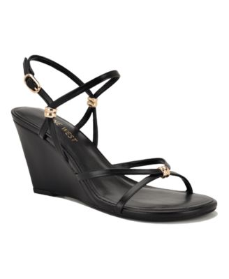 Women's Deklyn Strappy Ornamented Wedge Dress Sandals