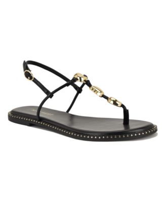 Women's Derika Ornamented T-Strap Slingback Sandals
