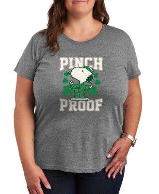 Plus Size Peanuts St. Patrick's Day Short-Sleeve Graphic T-Shirt