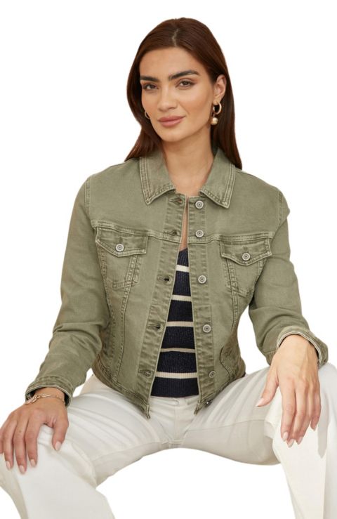 Женские куртки Yumi Women's Stretch Cotton Denim Jacket