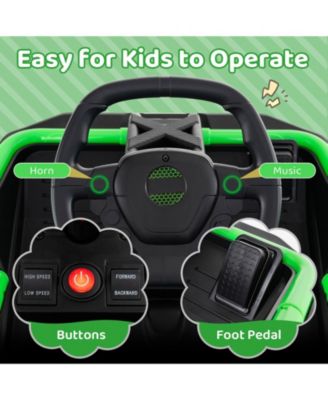 12V Kids Electric UTV Ride-On Car with Music and Remote