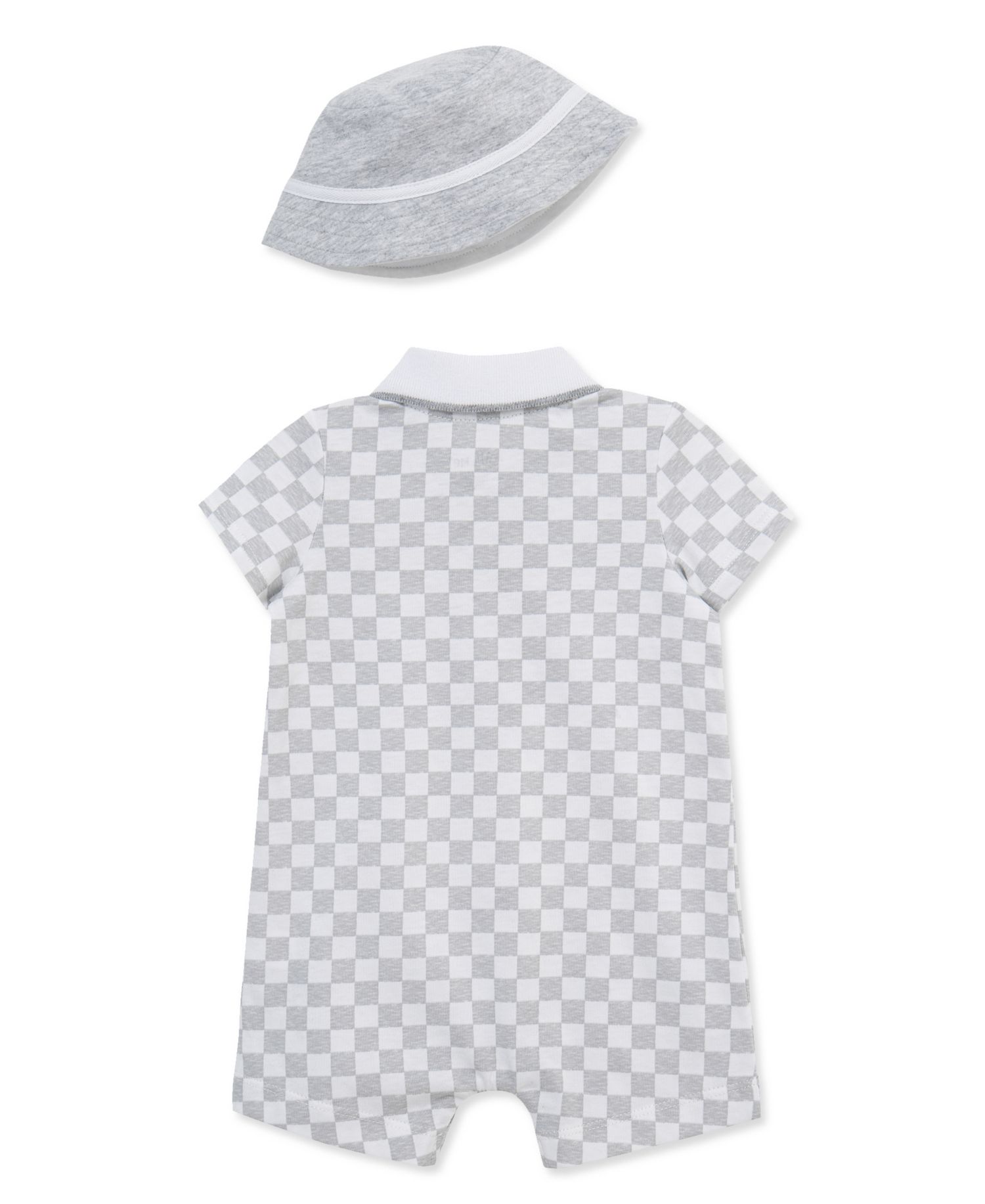 Baby Girls' Race Car Romper & Hat, 2-Piece Set
