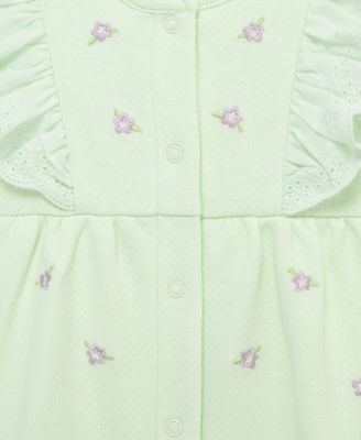 Baby Girls' Violets Bloom Romper & Headband, 2-Piece Set