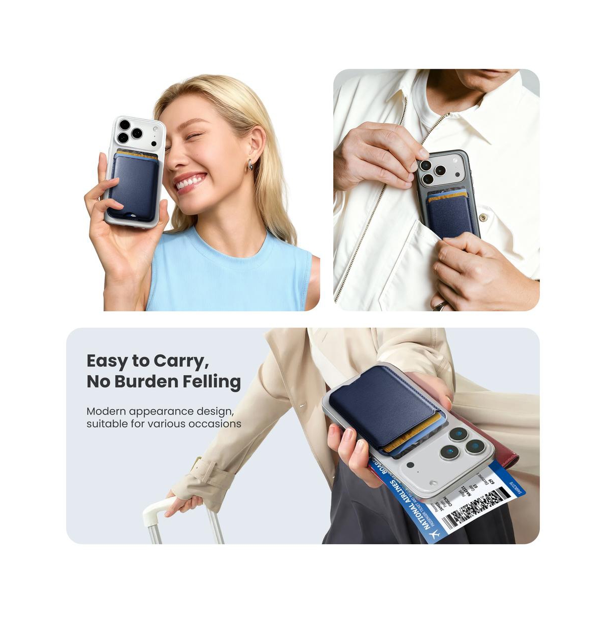 Artudatech MagSafe 3 Card Rfid Wallet