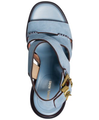 Women's Raven Buckle Block Heel Sandals