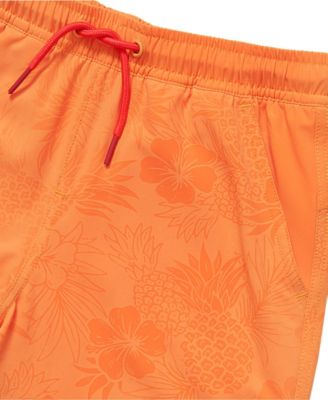 Boys Chlorine Resistant Magic Print Hydroliner Sport Swim Trunks