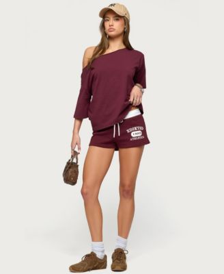 Women's Athlete Contrast Micro Shorts