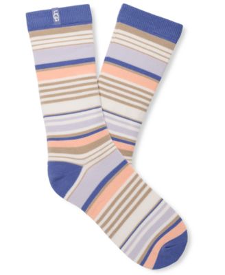 UGG Women's Striped Crew Socks