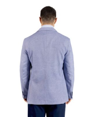 Men's Melange Micro Grid Sport Coat