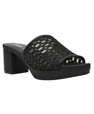 macy's black dress sandals Wild Pair Women's Erynn Dress Sandals, Exclusively At Macy's In Black Mesh