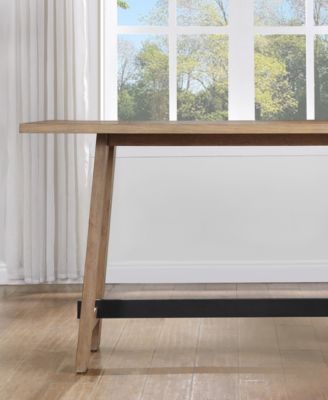 Macai 35.75" Wood Counter Height Table