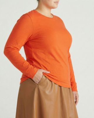 Women's Plus Size Long Sleeve Tee