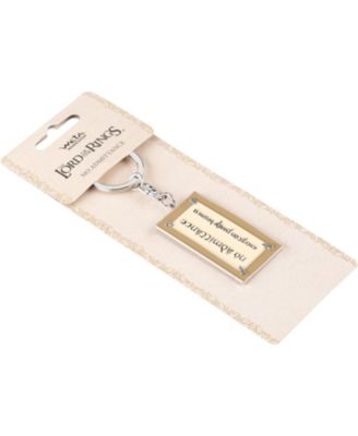 - The Lord of the Rings Trilogy - No Admittance Sign Enamel Keyring