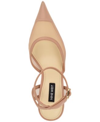 Women's Gullia Mesh Ankle Strap Dress Pumps