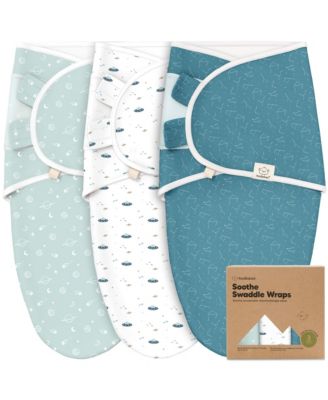 3pk Soothe Baby Swaddle, Organic Baby Swaddle Sleep Sacks, Newborn, Infant Swaddle Sack