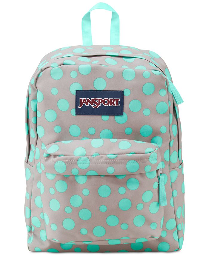 Jansport Superbreak Backpack in Gray Rabbit Sylvia Dot Macy's