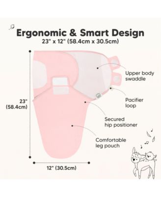 3pk Soothe Baby Swaddle, Organic Baby Swaddle Sleep Sacks, Newborn, Infant Swaddle Sack