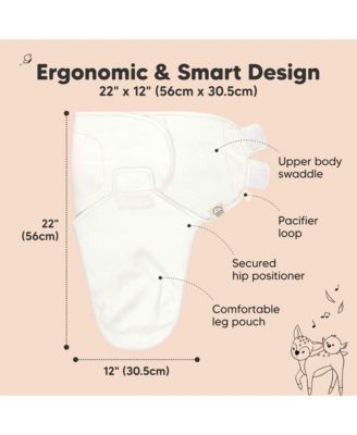 3pk Soothe Baby Swaddle, Organic Baby Swaddle Sleep Sacks, Newborn, Infant Swaddle Sack