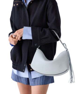 Loop Medium Fringe Strap Shoulder Bag