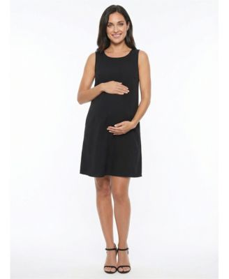 Women's and Plus Size Maternity Round Neck Dress