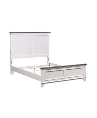 Full Panel Bed in Poplar & Rubberwood