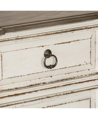 Abbey Park 2 Drawer Night Stand w/ Charging Station