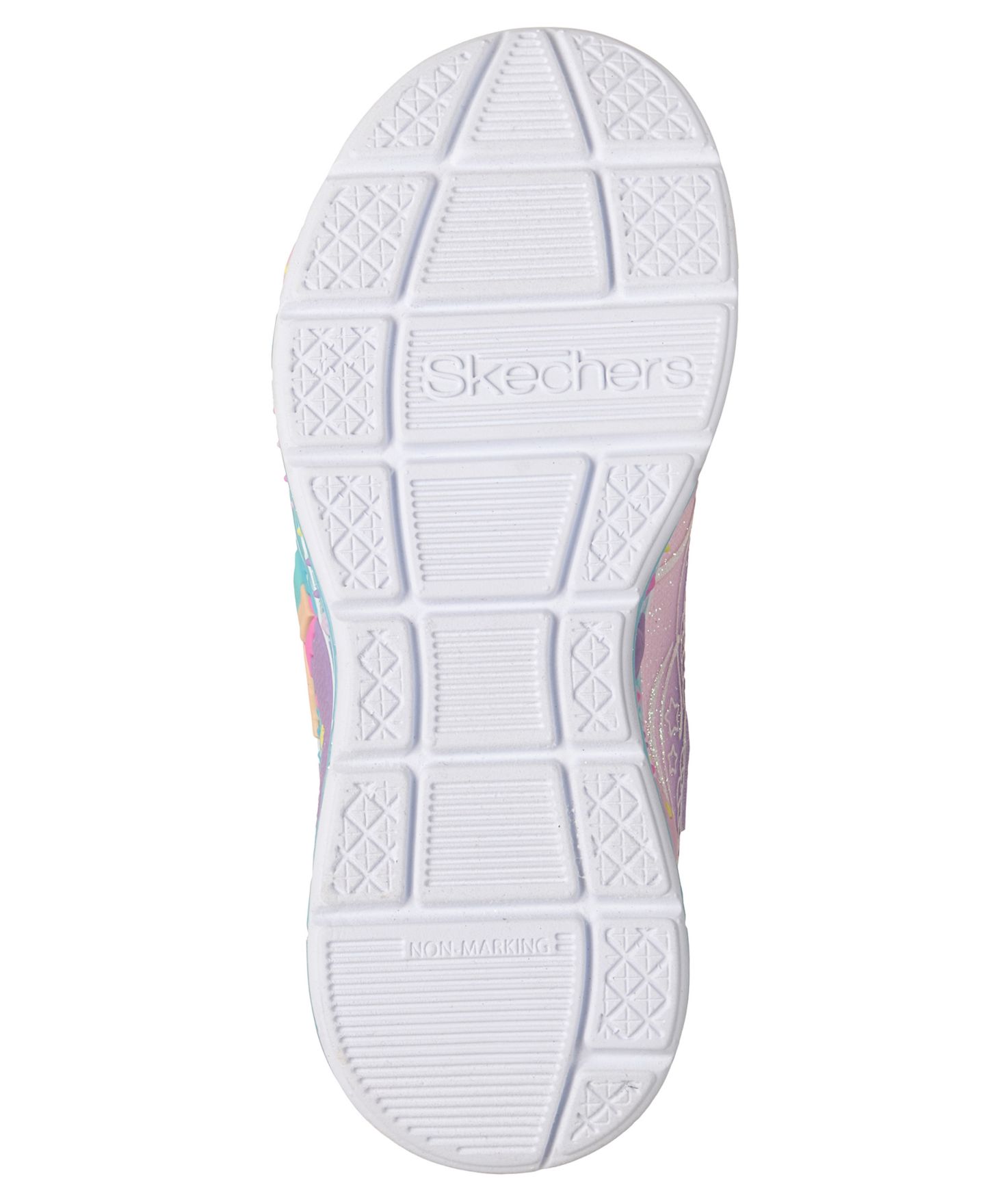 Детские кроссовки Skechers S-Lights Mermaid Dreams со светом для девочек, Finish Line, цвет: Разноцветный — фото 7