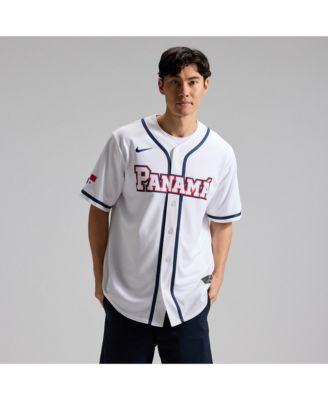 Men's White Panama Baseball 2026 World Baseball Classic Stadium Jersey