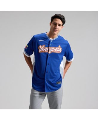 Men's Royal Venezuela Baseball 2026 World Baseball Classic Stadium Jersey