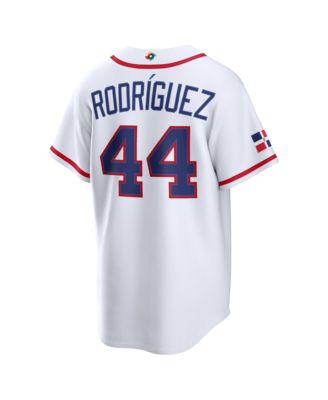 Men's Julio Rodriguez White Dominican Republic Baseball 2026 World Baseball Classic Stadium Jersey