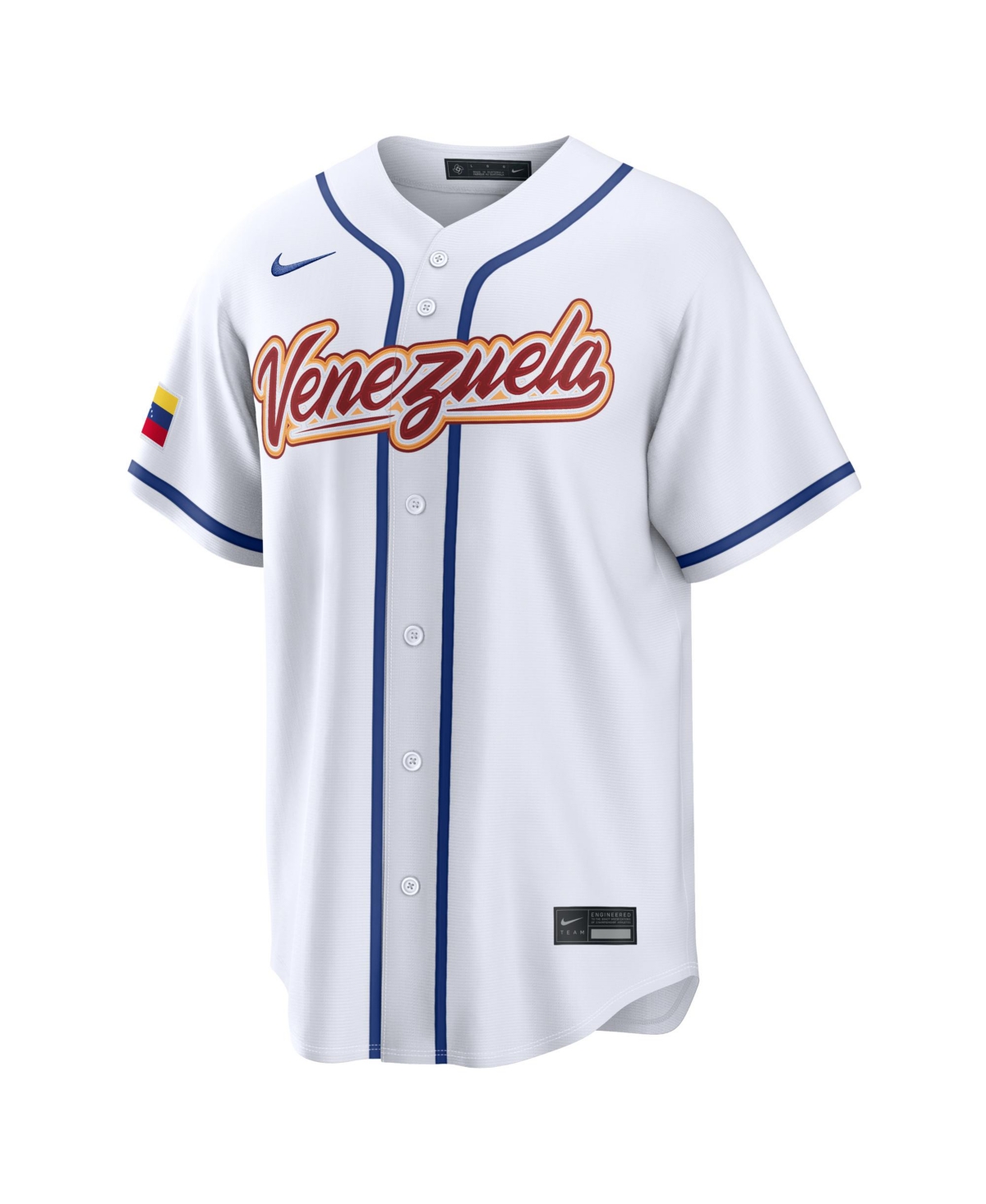 Nike Men's Ronald Acuna Jr. White Venezuela Baseball 2026 World Baseball Classic Stadium Jersey