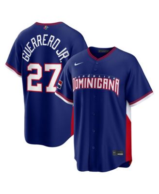 Men's Vladimir Guerrero Jr. Royal Dominican Republic Baseball 2026 World Baseball Classic Stadium Jersey