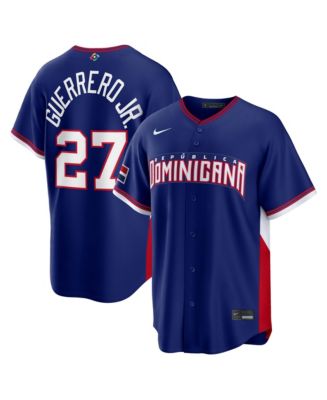 WBC Nike Guerrero Jr. ドミニカ共和国 ユニフォーム M Nike Men's Vladimir Guerrero Jr. Royal Dominican Republic Baseball
