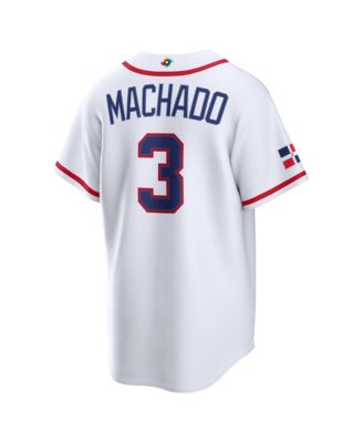 Men's Manny Machado White 2026 World Baseball Classic Stadium Jersey