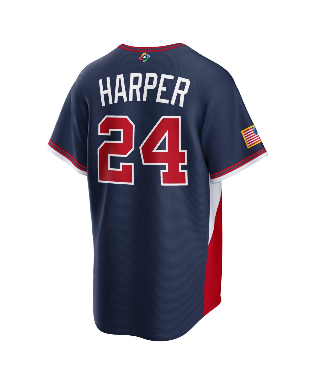 Nike Men's Bryce Harper Navy Usa Baseball 2026 World Classic Stadium Jersey