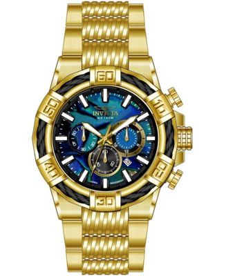 Men's 49899 Bolt Quartz VD53 Abalone Dial Watch