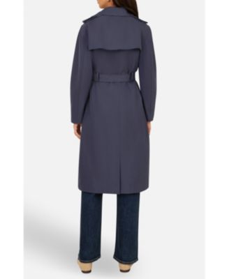 Women's Belted Long Trench Coat
