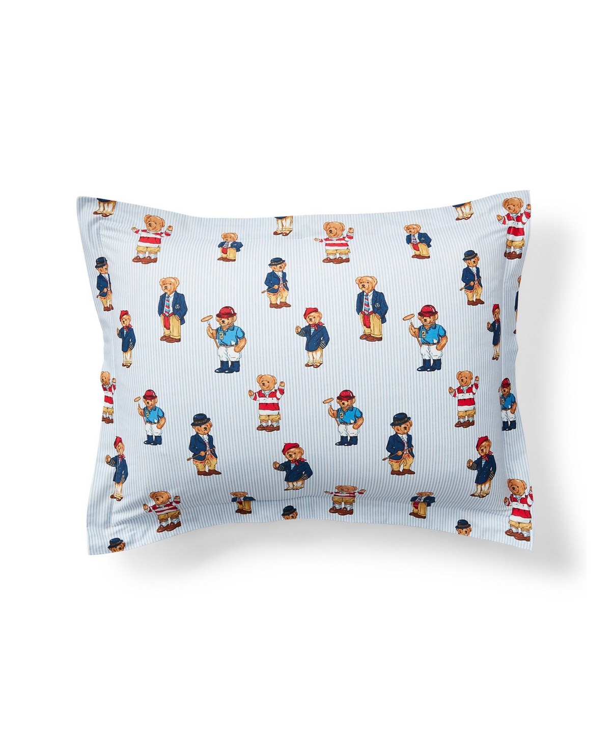 Polo Ralph Lauren Teddy Bear Stripe 3-Pc. Duvet Cover Set