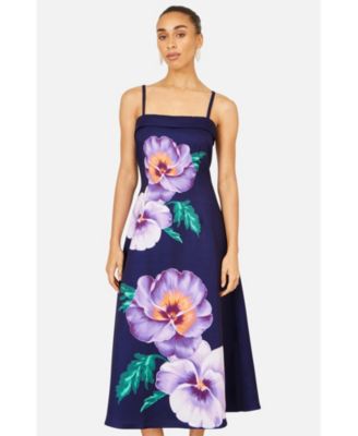 Women's Pansy Strappy Midi Dress