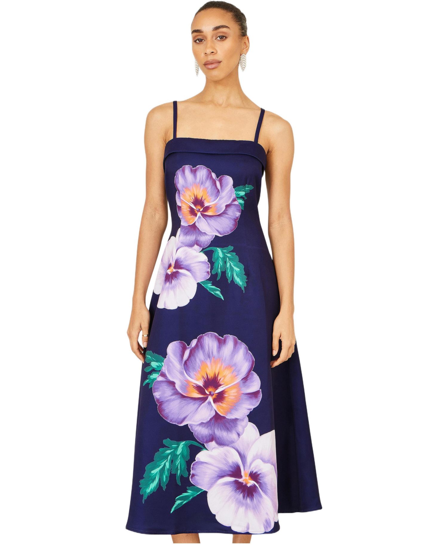Women's Pansy Strappy Midi Dress